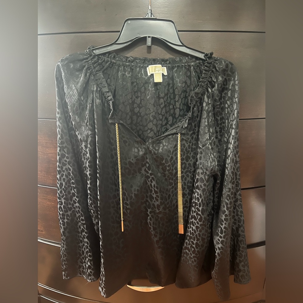 Women’s chain Michael Kors dressy leopard top